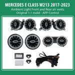 DIQ AMBIENT 8W213I MERCEDES E AIR VENTS (Digital iQ Turbine Air Vent Ambient Light Kit MERCEDES CLASS W213 mod. 2017-2020)
