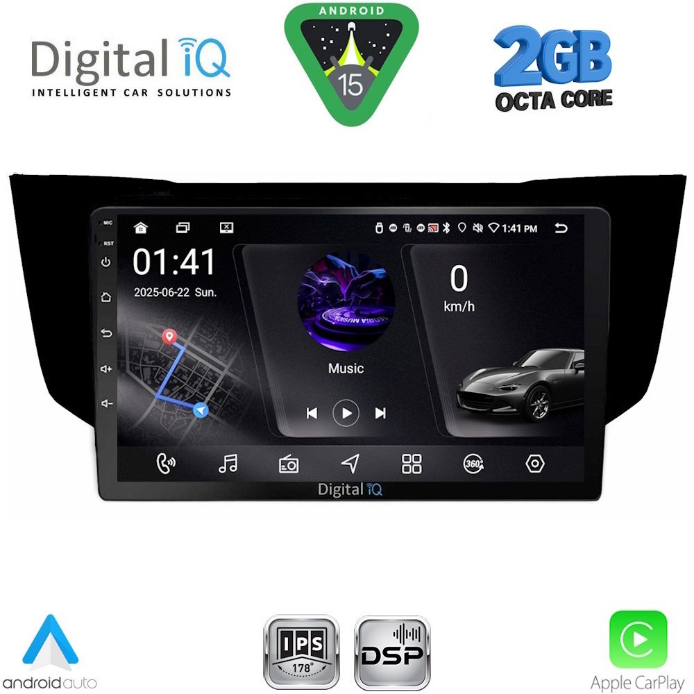 DIGITAL IQ RSF 4345BL_CPA (9inc) MULTIMEDIA TABLET for LEXUS RX 300 – 400 mod. 2003-2008