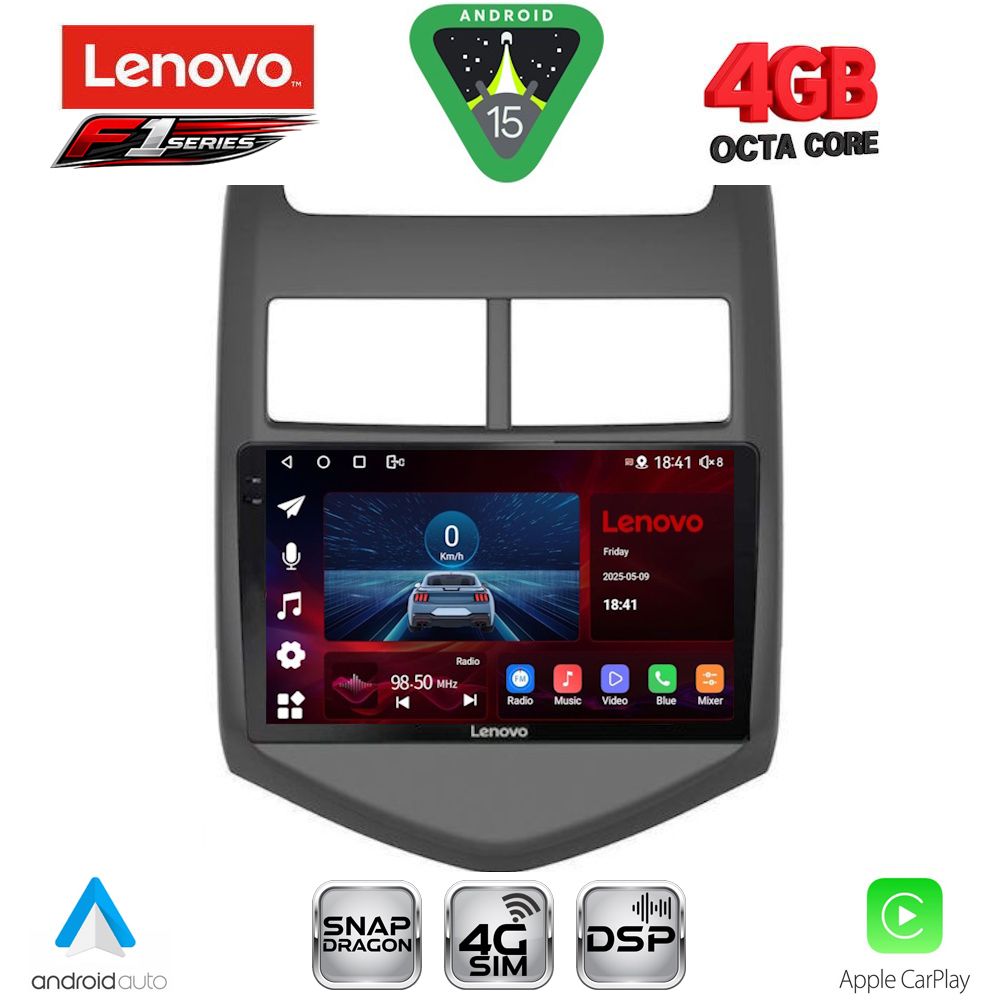LENOVO SSQ 9074_CPA (9inc) MULTIMEDIA TABLET for CHEVROLET AVEO mod. 2011-2014