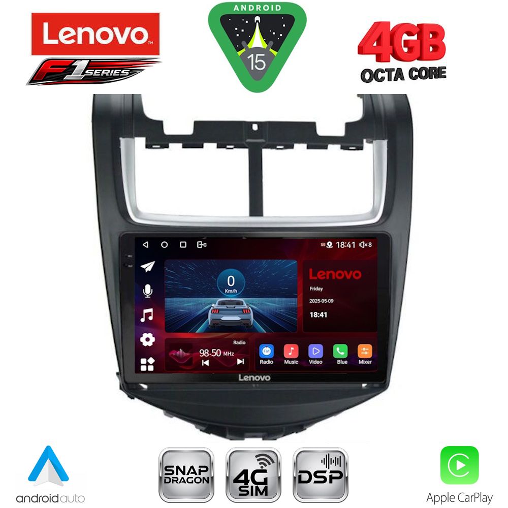 LENOVO SSQ 9075_CPA (9inc) MULTIMEDIA TABLET for CHEVROLET AVEO mod. 2014-2017