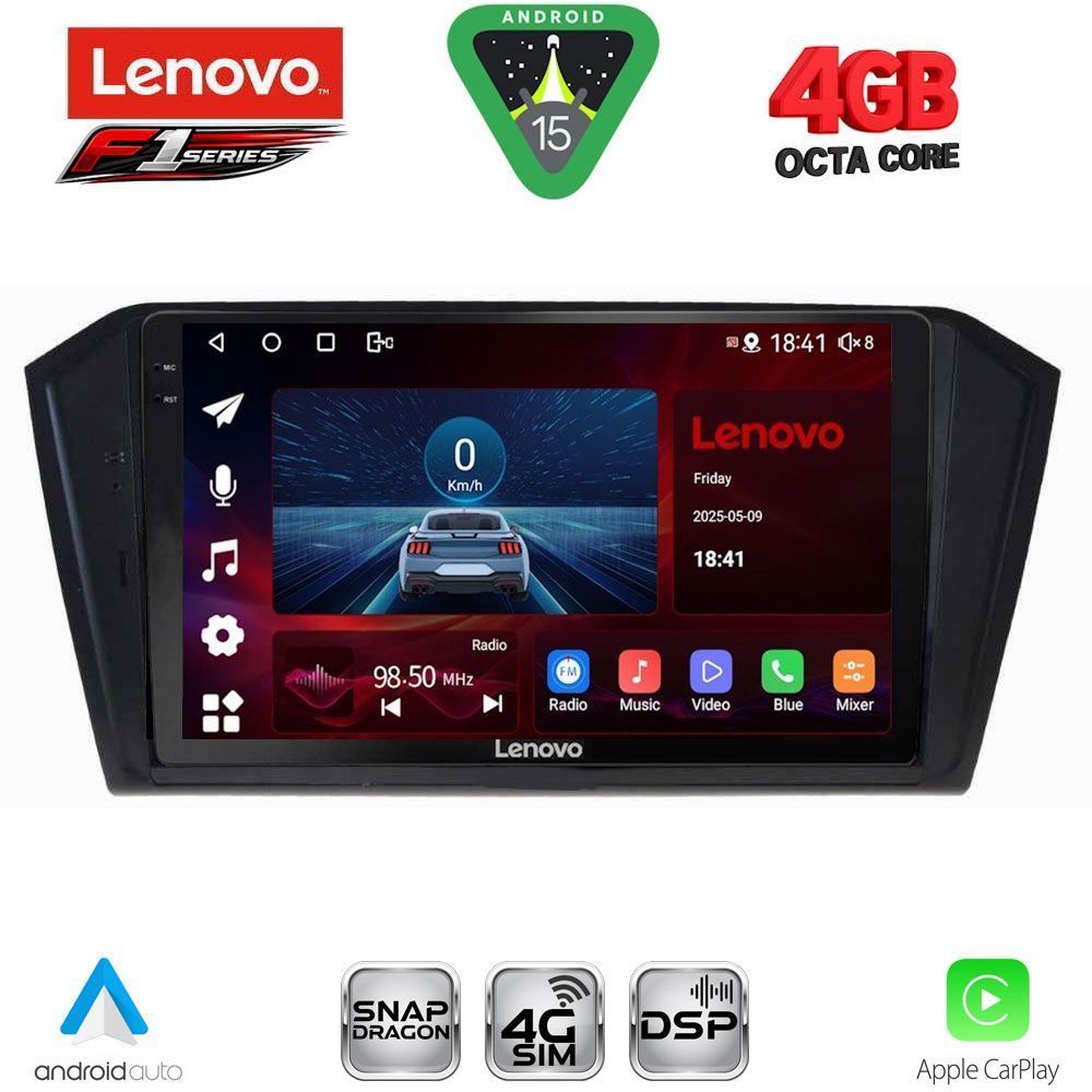 LENOVO SSQ 9750_CPA (10inc) MULTIMEDIA TABLET for VW PASSAT mod. 2016-2023