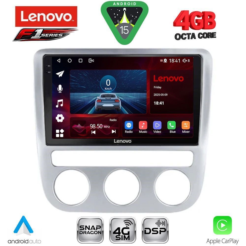 LENOVO SSQ 9752_CPA CLIMA (9inc) MULTIMEDIA TABLET for VW EOS mod. 2006> - SCIROCCO mod. 2008-2010