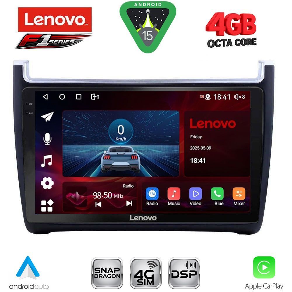 LENOVO SSQ 9757_CPA (9inc) MULTIMEDIA TABLET for VW POLO mod. 2014-2017