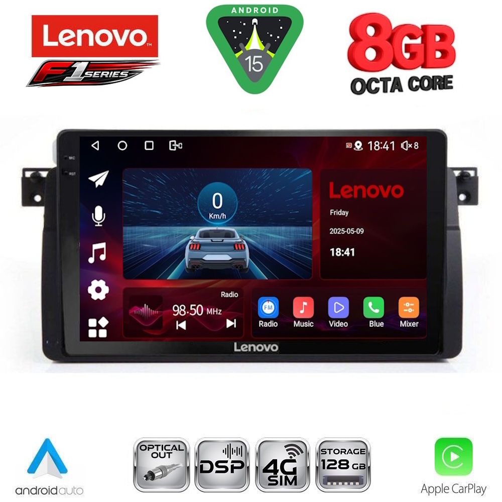 LENOVO SSR 10042_CPA (9inc) MULTIMEDIA TABLET for BMW E46 mod. 1998-2005