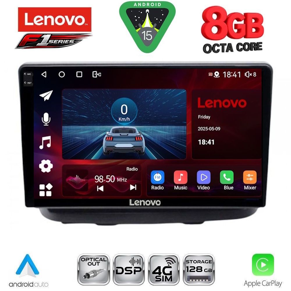 LENOVO SSR 10135_CPA (10inc) MULTIMEDIA TABLET for FIAT DOBLO mod. 2002-2009