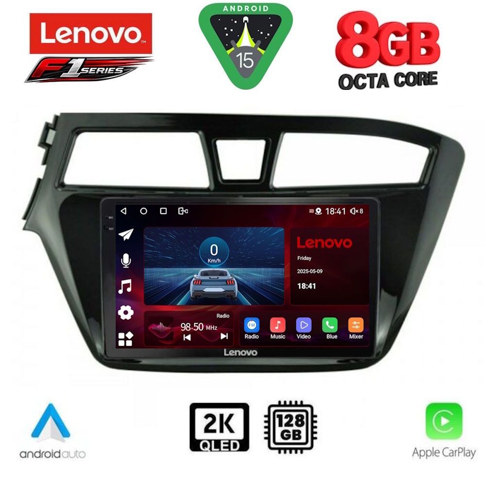 LENOVO SSR 10229_CPA (9inc) MULTIMEDIA TABLET for HYUNDAI i20 mod. 2014-2018
