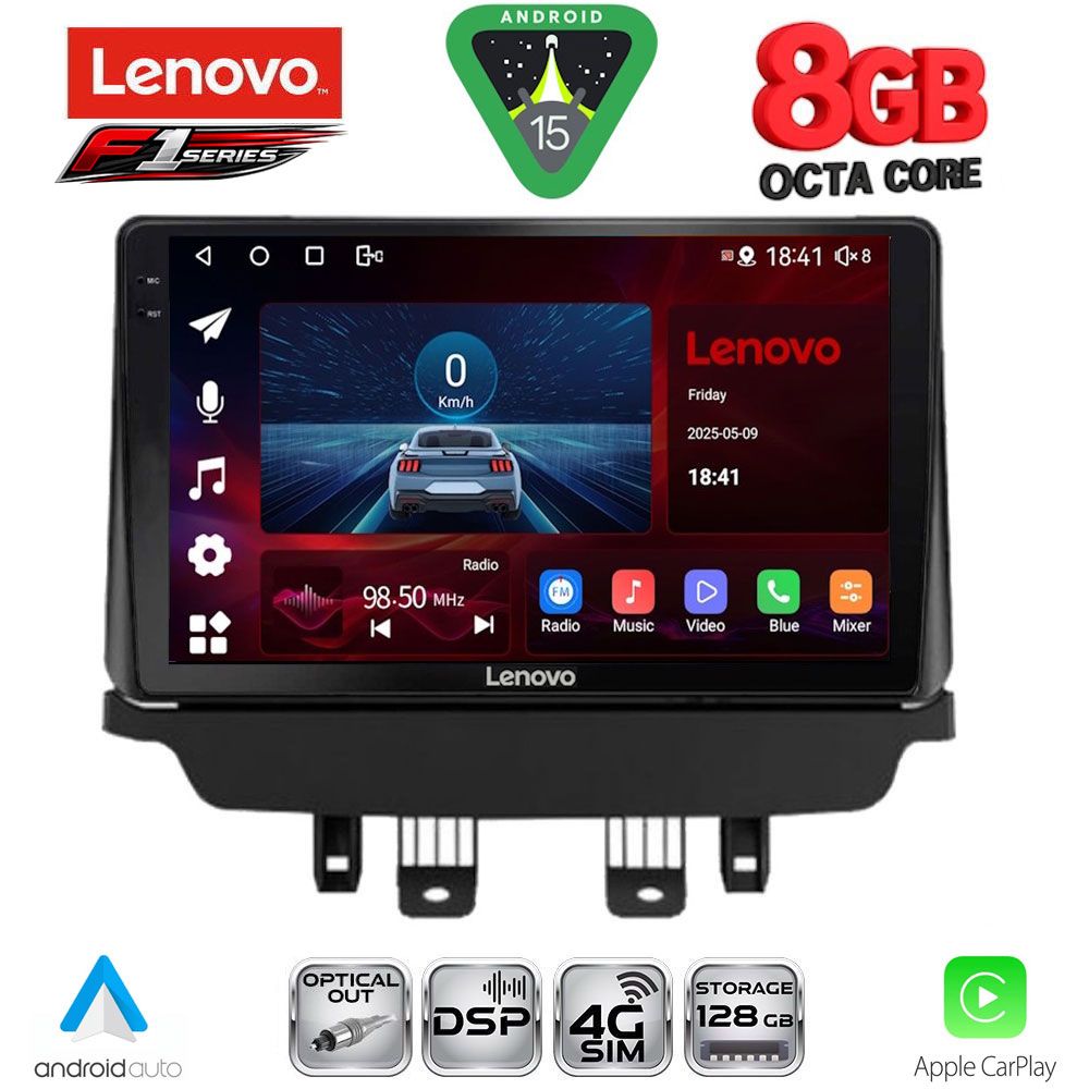 LENOVO SSR 10362_CPA (9inc) MULTIMEDIA TABLET for MAZDA 2 mod. 2014-2023