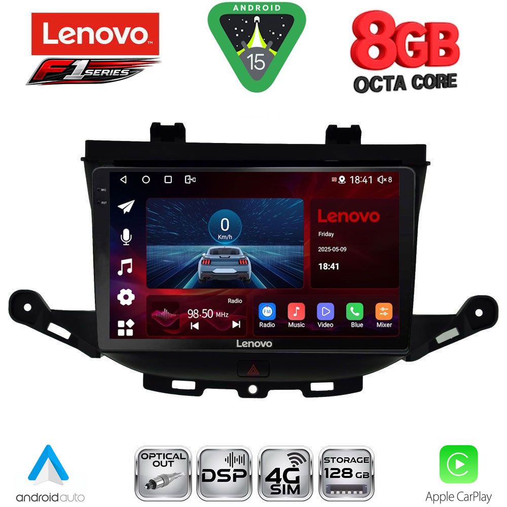 LENOVO SSR 10483_CPA (9inc) MULTIMEDIA TABLET for OPEL ASTRA K mod. 2015-2022