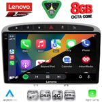 LENOVO SSR 10513SL_CPA (9inc) MULTIMEDIA TABLET for PEUGEOT 308 mod.2007-2012 - RCZ mod.2009-2015 (SILVER) - Image 2