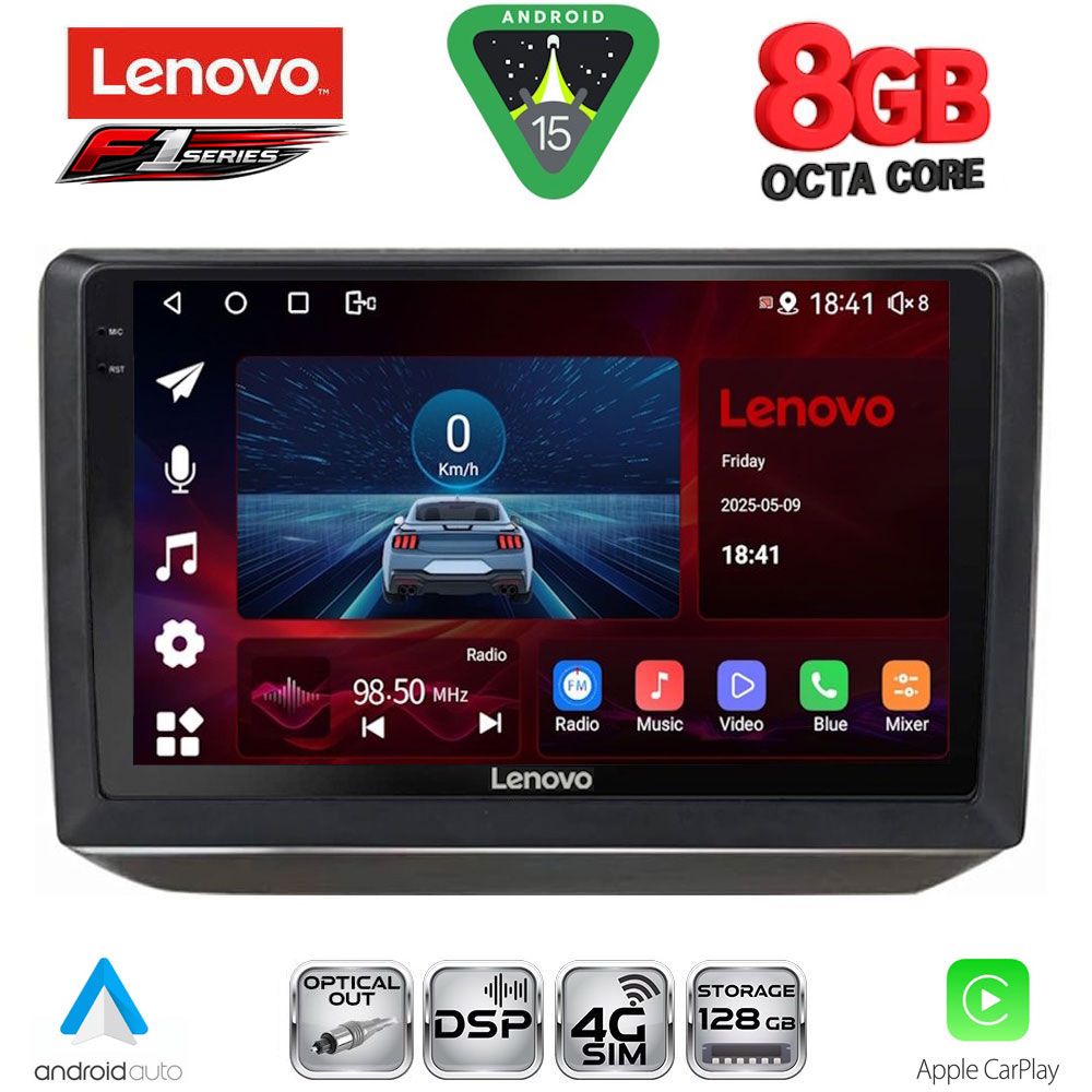 LENOVO SSR 10581_CPA (10inc) MULTIMEDIA TABLET for SKODA FABIA mod. 2008-2014