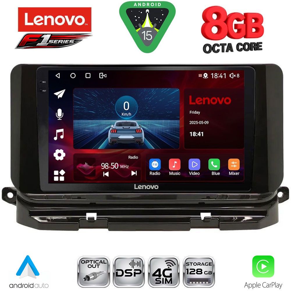 LENOVO SSR 10598_CPA (10inc) MULTIMEDIA TABLET for SKODA OCTAVIA 8 mod. 2021-2026