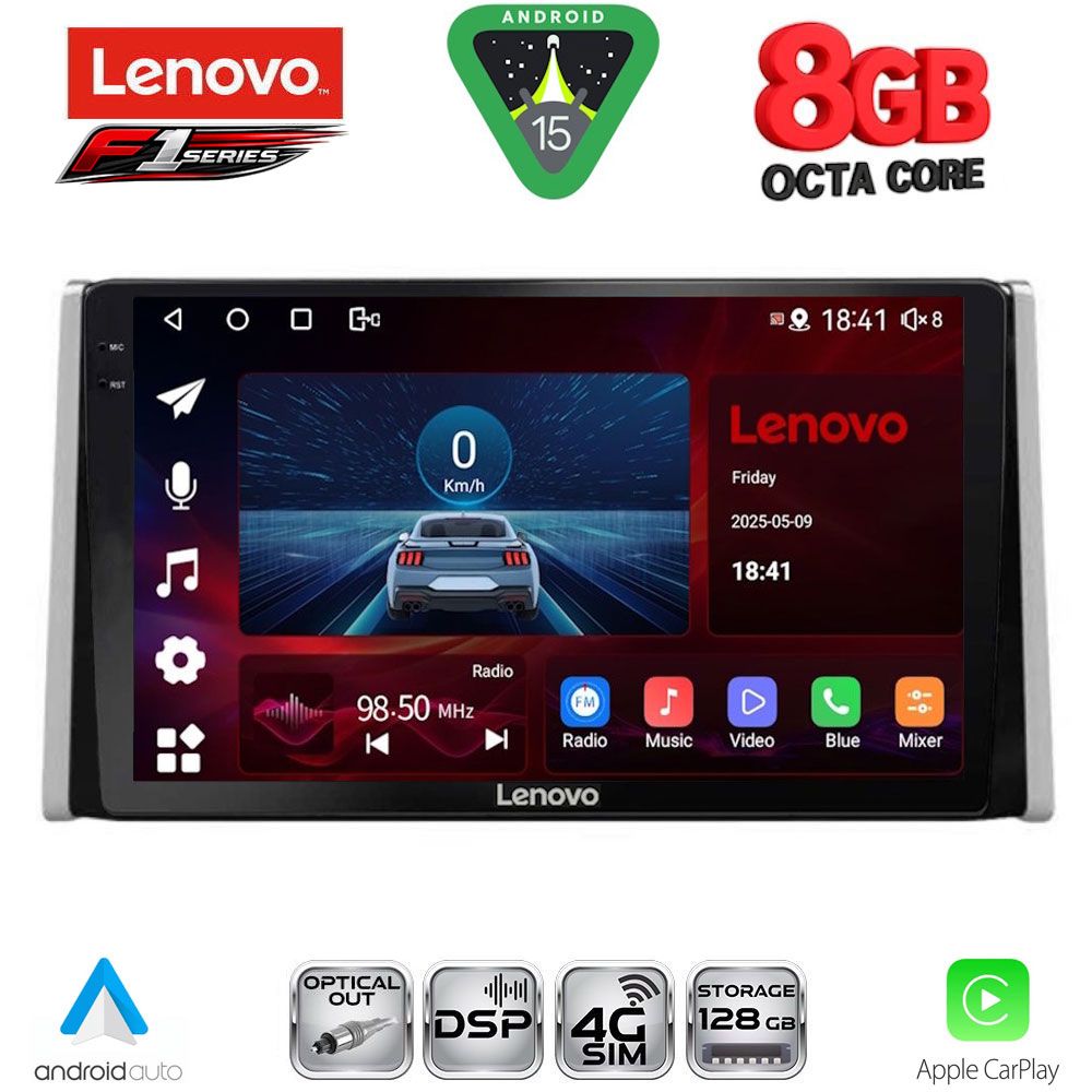LENOVO SSR 10734_CPA (10inc) MULTIMEDIA TABLET for TOYOTA RAV 4 mod. 2019-2025