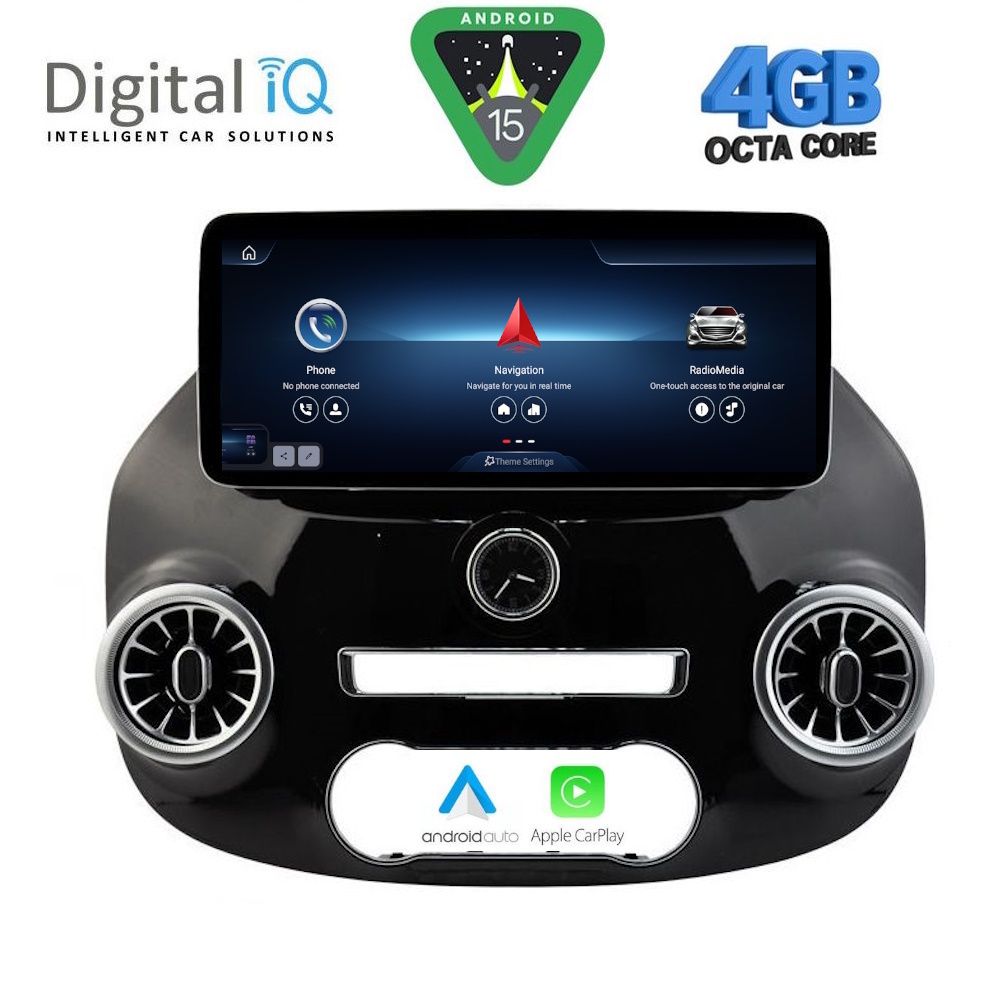 DIGITAL IQ TOP 15994_CPA (12.3inc) MULTIMEDIA SYSTEM for MERCEDES VITO - VIANO mod. 2015-2024