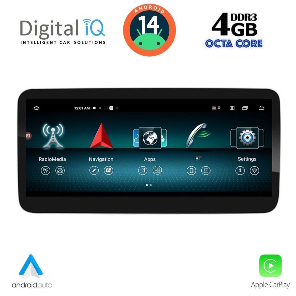 DIGITAL IQ TPG 15999_CPA (10.25inc) (NTG 4.5) MULTIMEDIA SYSTEM for MERCEDES SLK (R172) mod. 2012-2016