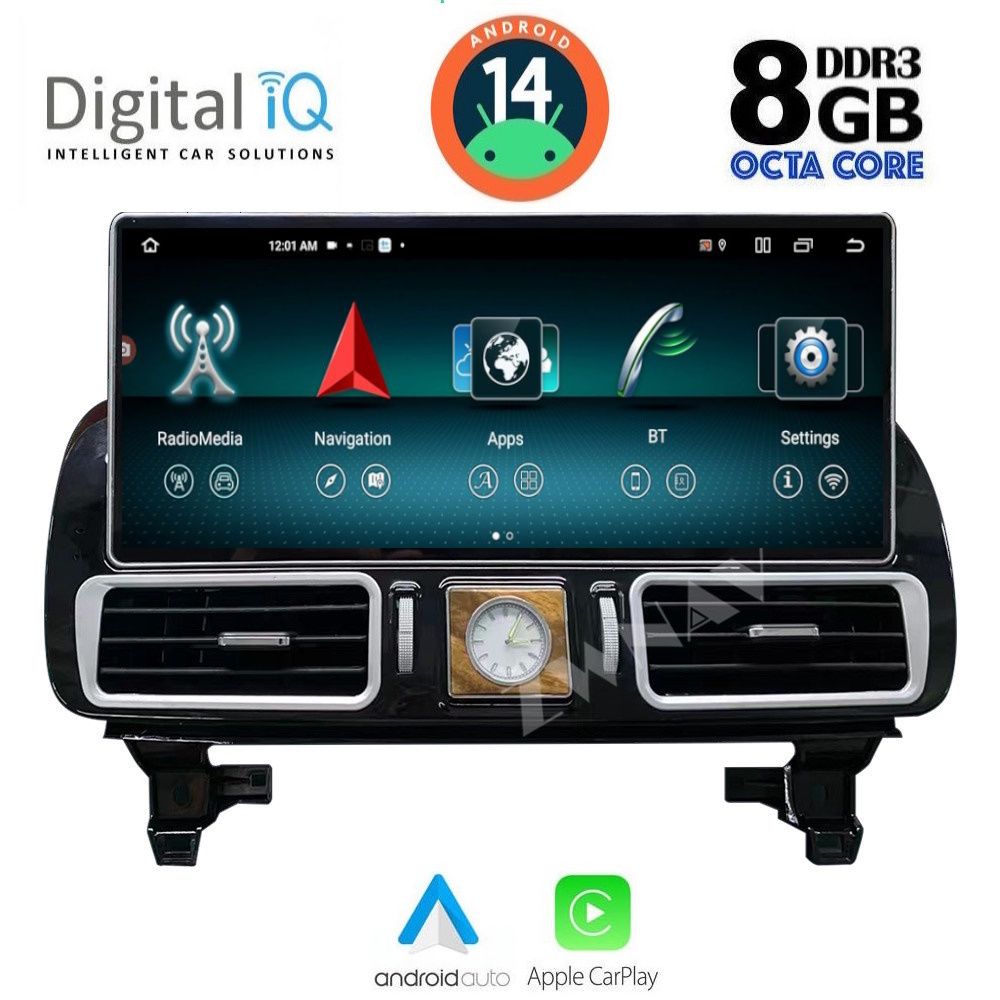DIGITAL IQ TOP 17997_CPA (12.3inc) (NTG 4.5) MULTIMEDIA SYSTEM for MERCEDES ML (W166) mod. 2011-2019