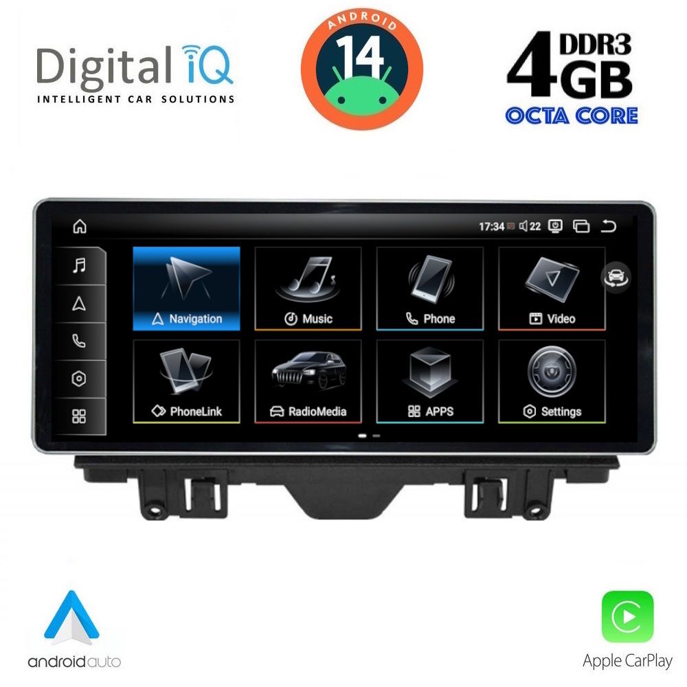 DIGITAL IQ TPG 15915_CPA (10.25inc) MULTIMEDIA SYSTEM for AUDI A3 mod. 2013-2021