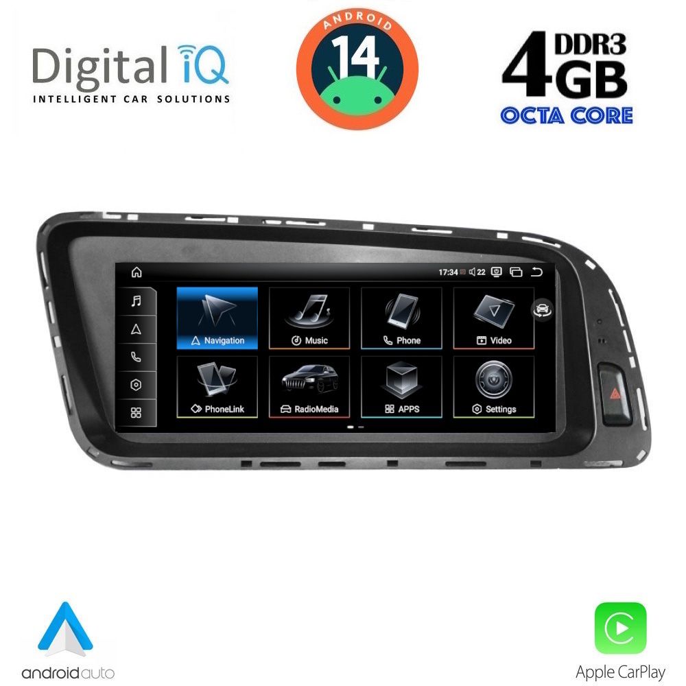 DIGITAL IQ TPG 15929_CPA (8.8inc) MULTIMEDIA SYSTEM for AUDI Q5 mod. 2008-2018