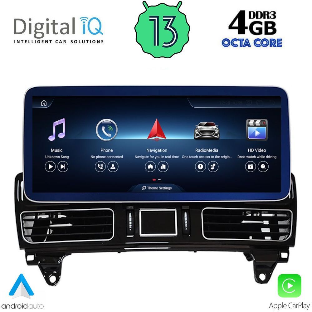 DIGITAL IQ TPG 15989_CPA (12.3inc) (NTG 5.0) MULTIMEDIA SYSTEM for MERCEDES GLE mod. 2015-2019