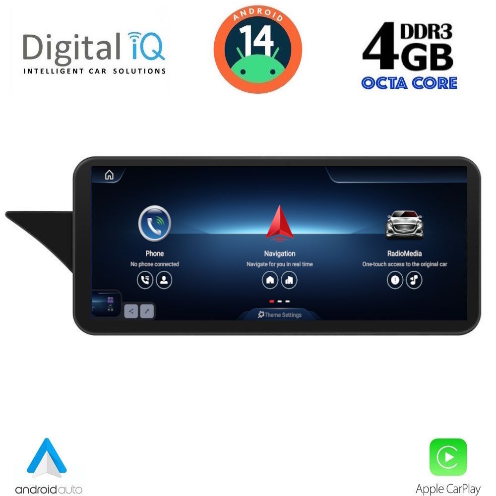 DIGITAL IQ TPG 15996_CPA (10.25inc) (NTG 4.5) MULTIMEDIA SYSTEM for MERCEDES GLK (X204) mod. 2013-2016