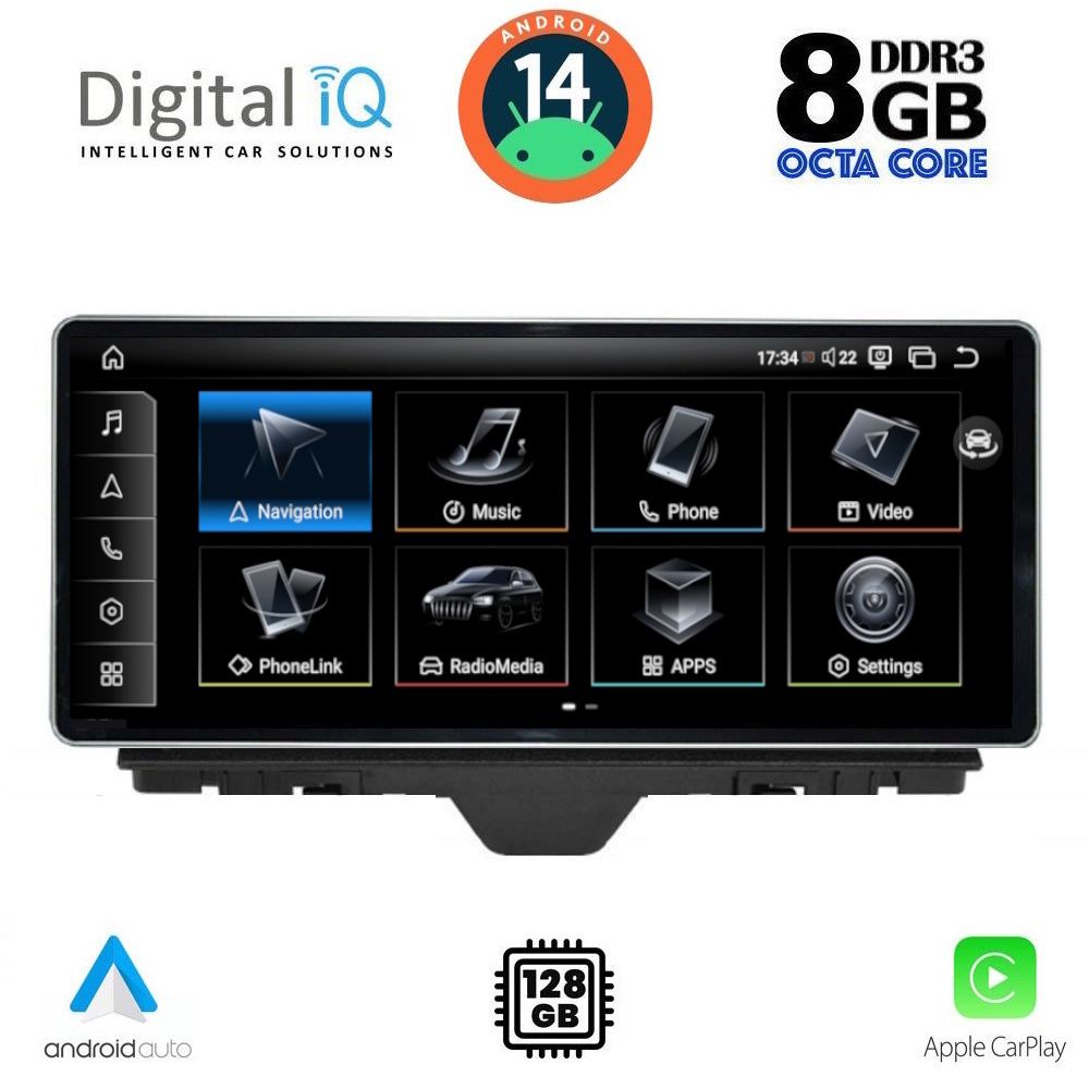 DIGITAL IQ TPK 16910_CPA (10.25inc) MULTIMEDIA SYSTEM for AUDI A1 mod. 2010-2018