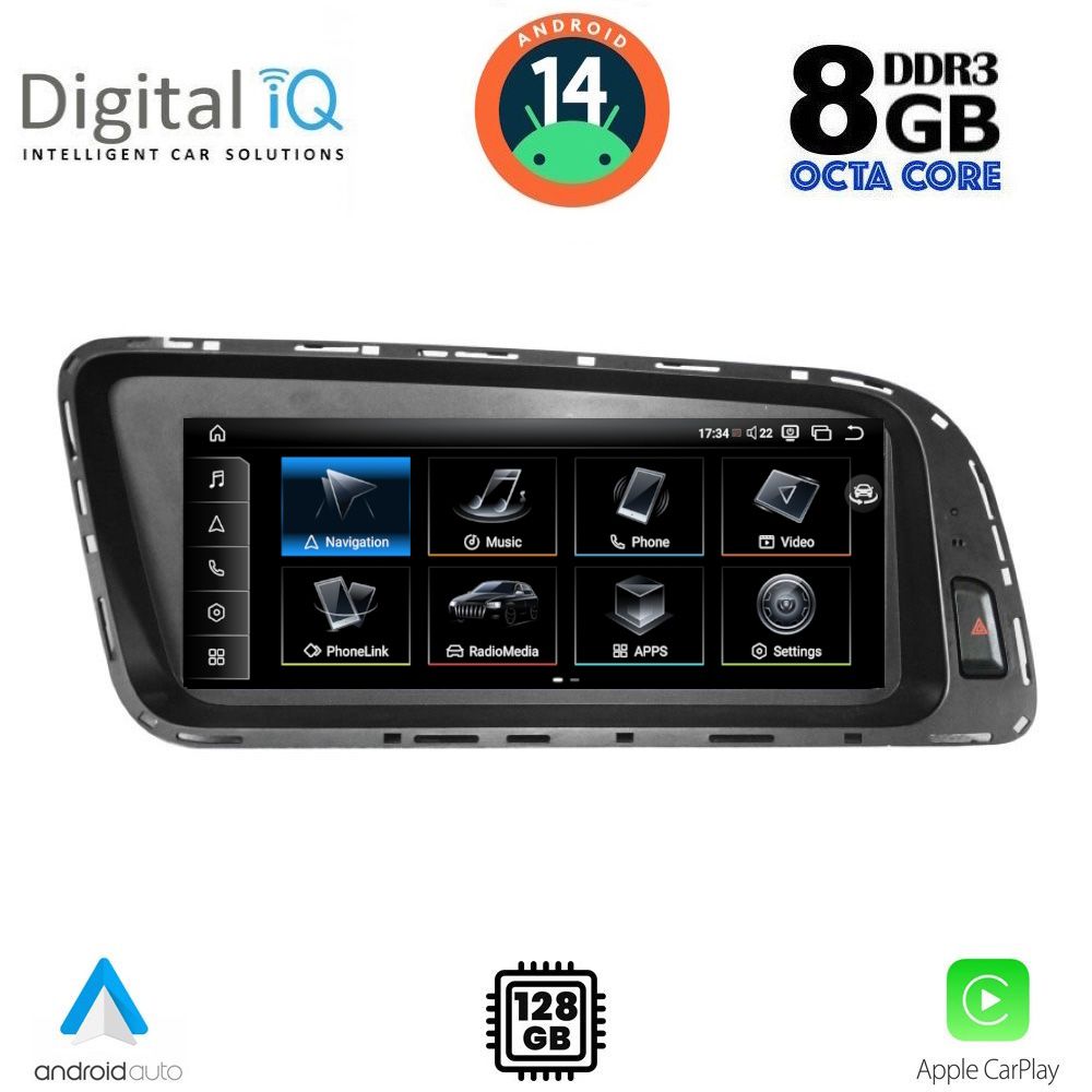 DIGITAL IQ TPK 16928_CPA (8.8inc) (ORIG. NAVI) MULTIMEDIA SYSTEM for AUDI Q5 mod. 2009-2016