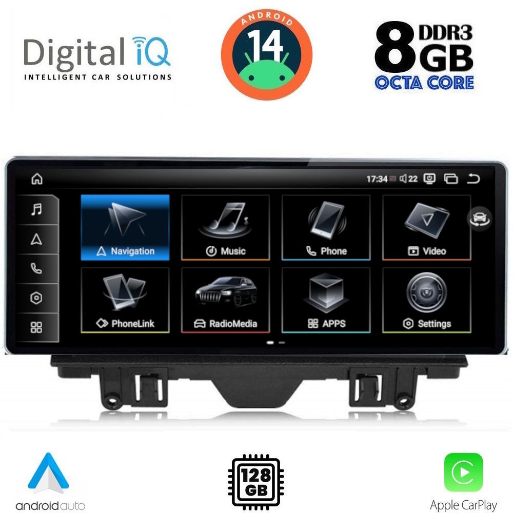 DIGITAL IQ TPK 17923_CPA (12.3inc) MULTIMEDIA SYSTEM for AUDI Q3 mod. 2011-2019 (Low version)
