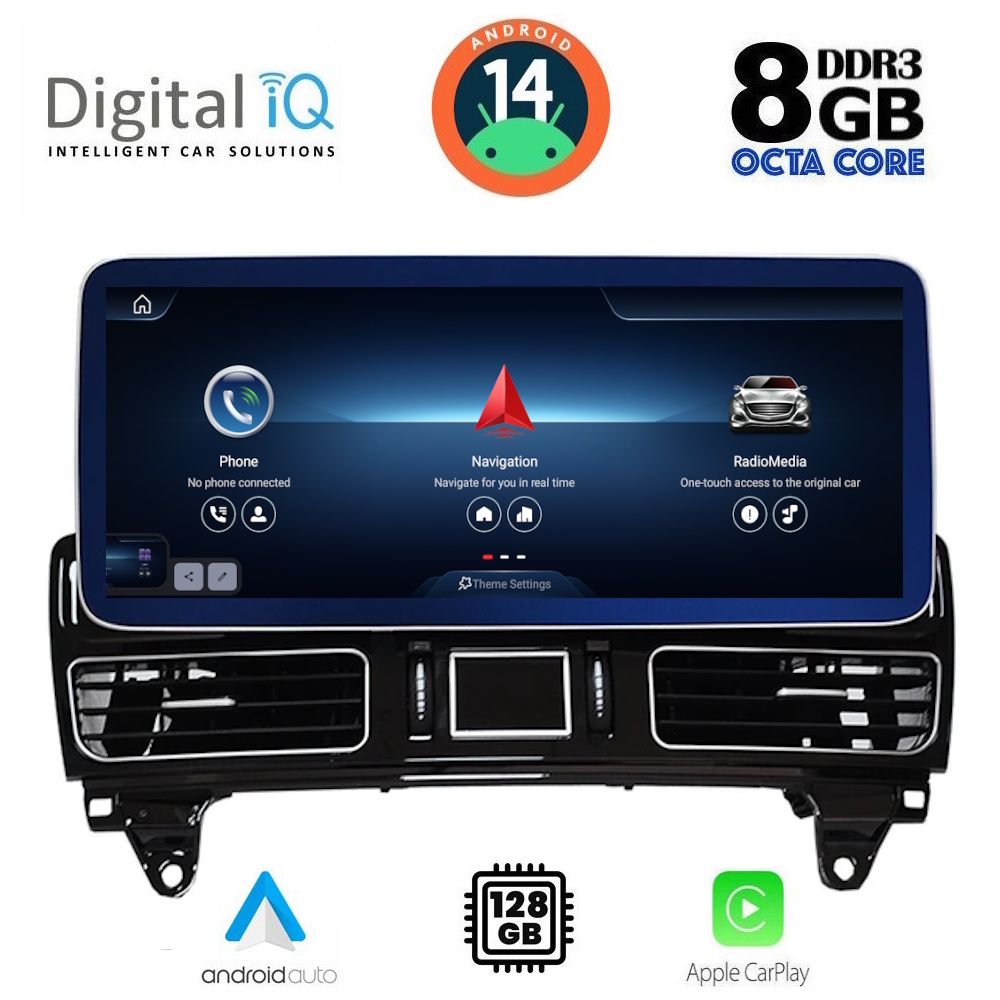 DIGITAL IQ TPK 17989_CPA (12.3inc) (NTG 5) MULTIMEDIA SYSTEM for MERCEDES GLE mod. 2015-2019