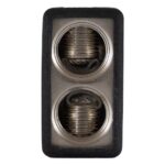 Αντάπτορας ενισχυτή 2x50mm²/0GA to 1x35mm²/4GA Brass core, Satin nickel plated Auto-Connect 720TB5002 -1 τεμάχιο - Image 2