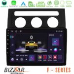 Bizzar F Series 8Core Android14 4+64GB     VW Touran 2003-2011 Navigation Multimedia Tablet 10"  Με Carplay & Android Auto