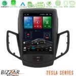 Bizzar Tesla Series 8Core Android13 4+64GB Ford Fiesta 2012-2016 Navigation Multimedia Tablet 9.7"