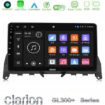 Clarion GL300+ Series 4Core Android11 4+64GB  Mercedes C Class W204 Navigation Multimedia Tablet 9"   (Σκούρο καφέ)