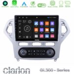 Clarion GL300 Series 4Core Android11 2+32GB Ford Mondeo 2007-2011 (Auto A/C) Navigation Multimedia Tablet 10" Με Carplay & Android Auto