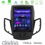 Clarion GL300 Tesla Series Android OS 8Core 4+64GB Ford Fiesta 2012-2016 Navigation Multimedia Tablet 9.7"