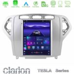 Clarion GL300 Tesla Series Android OS 8Core 4+64GB Ford Mondeo 2007-2010 AUTO A/C Navigation Multimedia Tablet 9.7"
