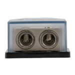 Distribution block 2x50mm² & 1x50mm² (0GA) stainless steel, nickle plated Auto-Connect 720DB12L1 - Image 3