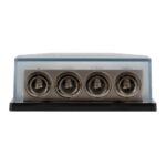 Distribution block 4x50mm² & 2x50mm² (0GA) stainless steel, nickle plated Auto-Connect 720DB24L1 - Image 3