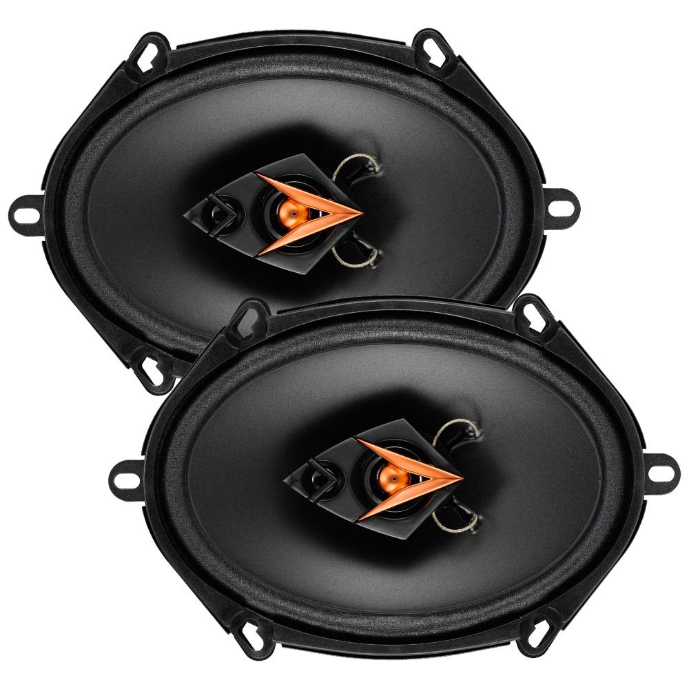 Cadence IQ573GE 3-Way Coaxial Car Audio Speakers | 50W RMS, 125W Peak Power