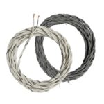 Καλώδια ηχείων (twinned) 2x6 meters (12 meters total) 2x1,0 mm² White & Grey Auto-Connect 720SCTWGR2106L2 -2 τεμάχια