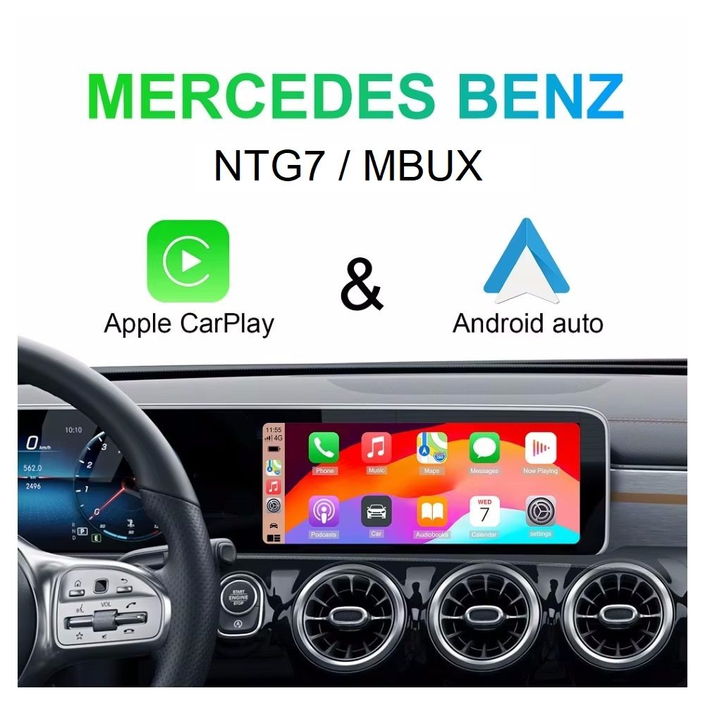 Mercedes MBUX/NTG7 Wireless CarPlay | Android Auto Interface | Camera In