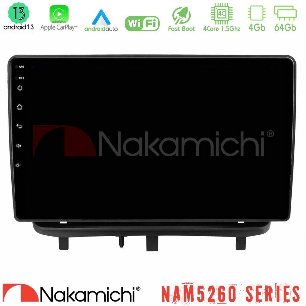 Nakamichi NAM5260 Series 4Core Android13 4+64GB Opel Corsa D 2006-2014 Navigation Multimedia Tablet 9" Με Carplay & Android Auto (Top Mount)