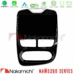 Nakamichi NAM5260 Series 4Core Android13 4+64GB Renault Clio 2012-2016 Navigation Multimedia Tablet 9" Με Carplay & Android Auto