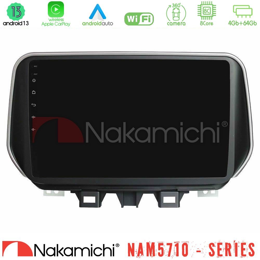 Nakamichi NAM5710 Series 8Core Android13 4+64GB  Hyundai ix35 Navigation Multimedia Tablet 10"