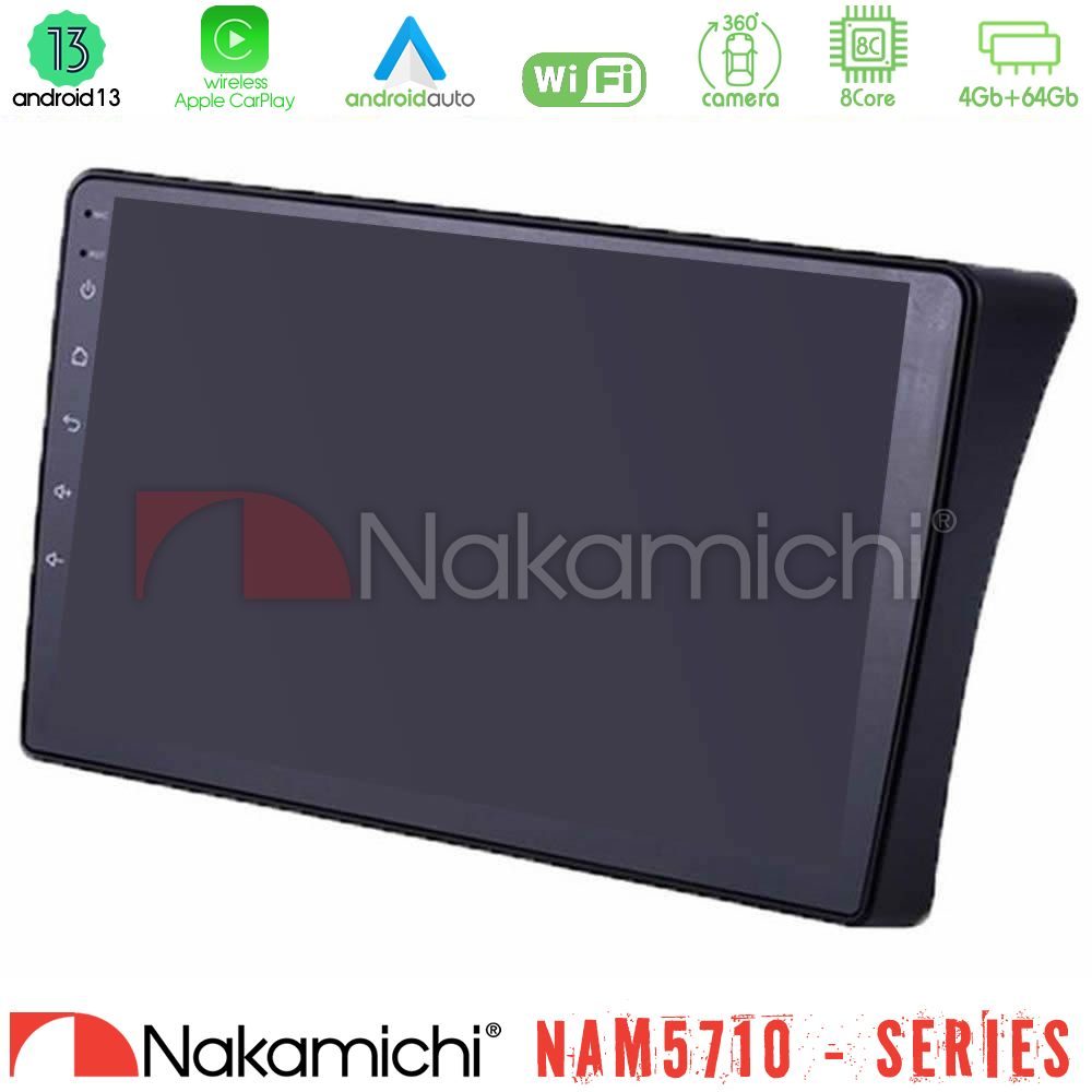 Nakamichi NAM5710 Series 8Core Android13 4+64GB  Nissan Navara D40 Navigation Multimedia Tablet 9"