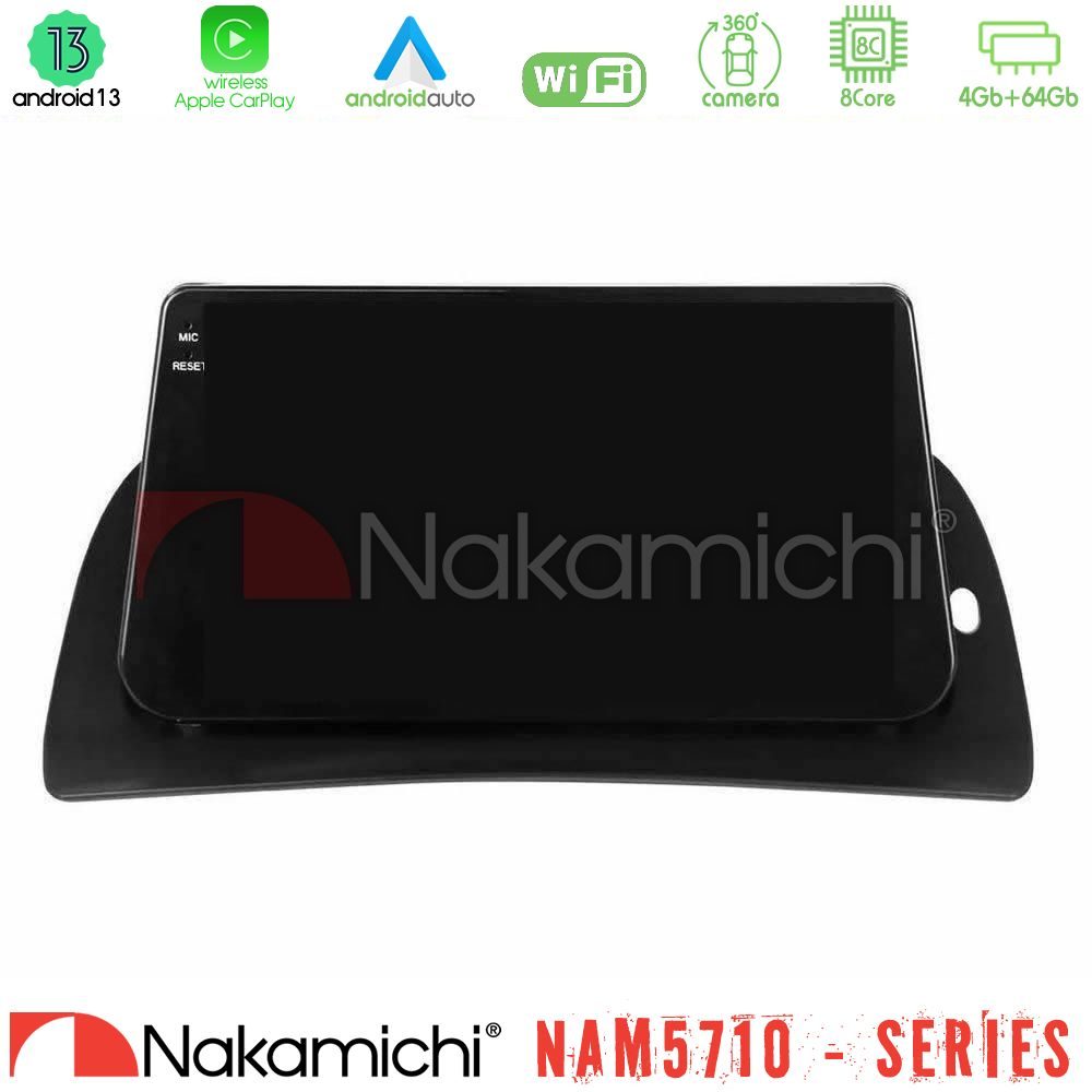 Nakamichi NAM5710 Series 8Core Android13 4+64GB  Renault Kangoo 2014-2018 Navigation Multimedia Tablet 9"
