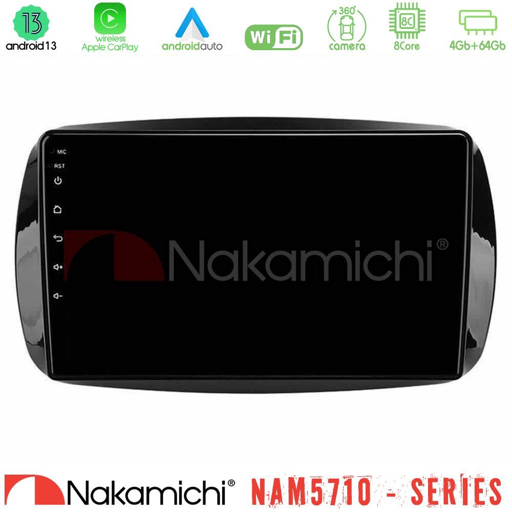 Nakamichi NAM5710 Series 8Core Android13 4+64GB  Smart 453 Navigation Multimedia Tablet 9"