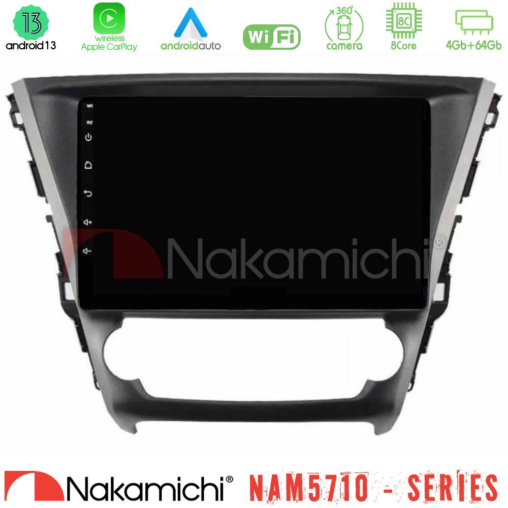 Nakamichi NAM5710 Series 8Core Android13 4+64GB  Toyota Avensis 2015-2018 Navigation Multimedia Tablet 9"