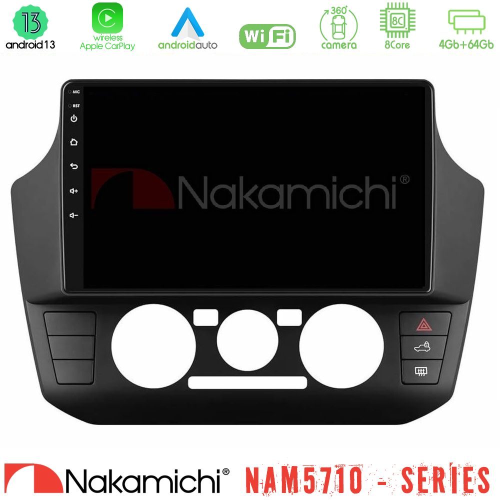 Nakamichi NAM5710 Series 8Core Android13 4+64GB VW Up/Skoda Citigo/Seat Mii Navigation Multimedia Tablet 9"