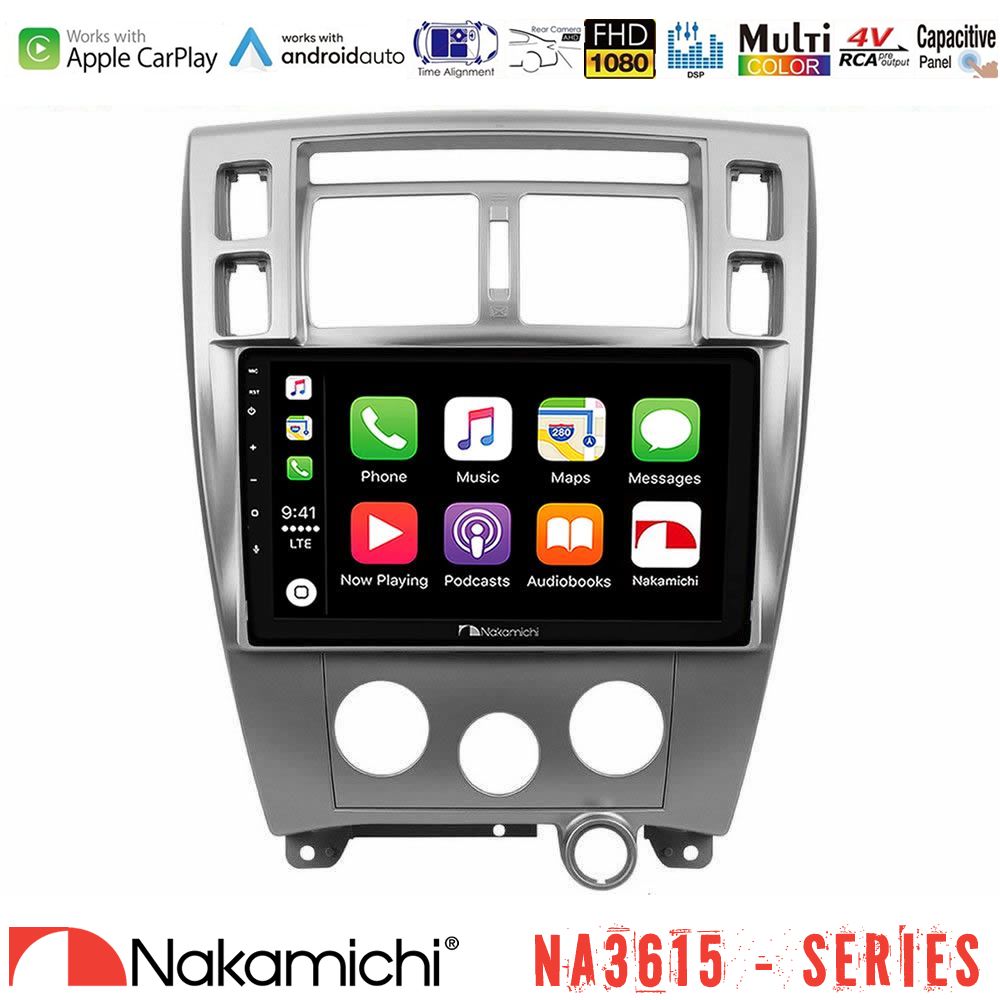 Nakamichi NA3615 Series Με Wireless Carplay & Android Auto  Hyundai Tucson Media Station Tablet 9"