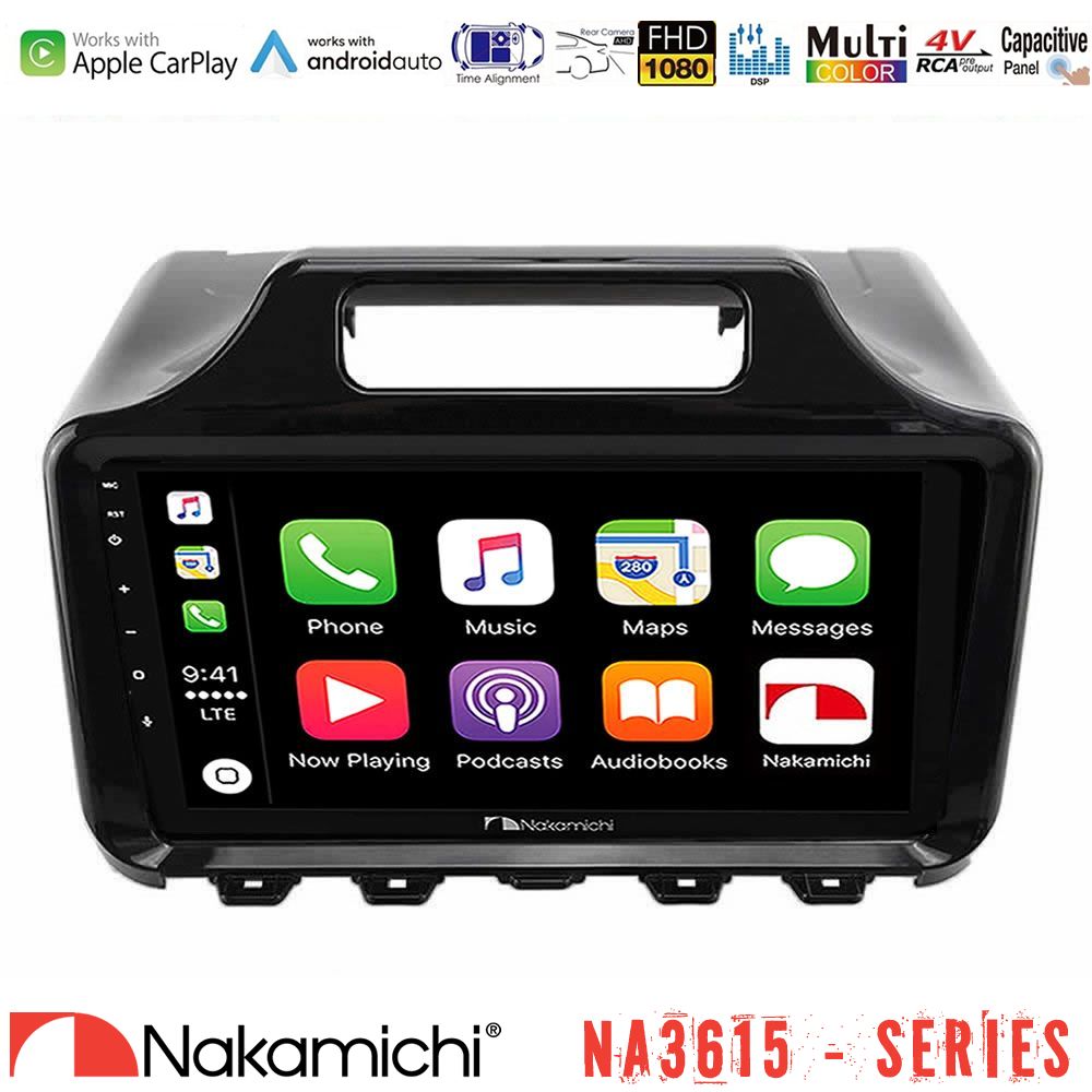 Nakamichi NA3615 Series Με Wireless Carplay & Android Auto  Toyota iQ 2008 – 2015 Media Station Tablet 9"