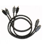 RCA Y Adaptor slim signal cable twisted technology 1F-2M, 2x0.3m Necom SI-E2Y ΖΕΥΓΟΣ
